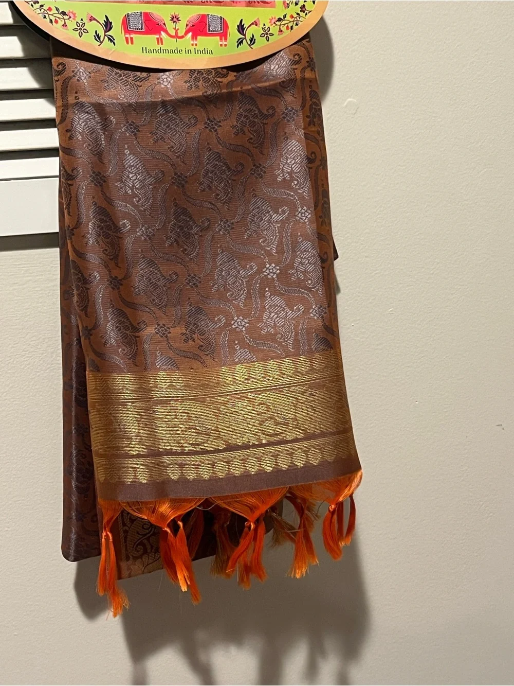 Kiran Silk Jamawar Silk Scarf Shawl